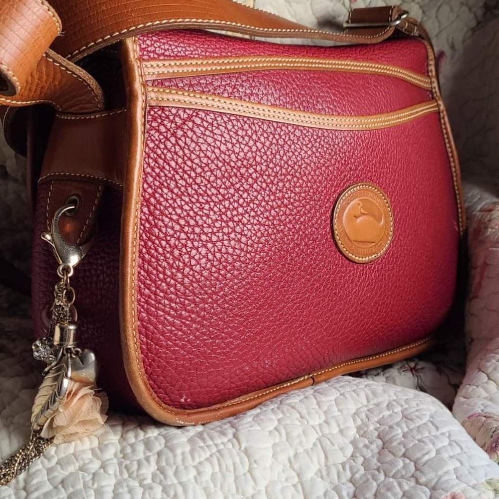 Vintage Dooney & Bourke AWL (Rare) Rose Satchel Bundle - Picture 7 of 17